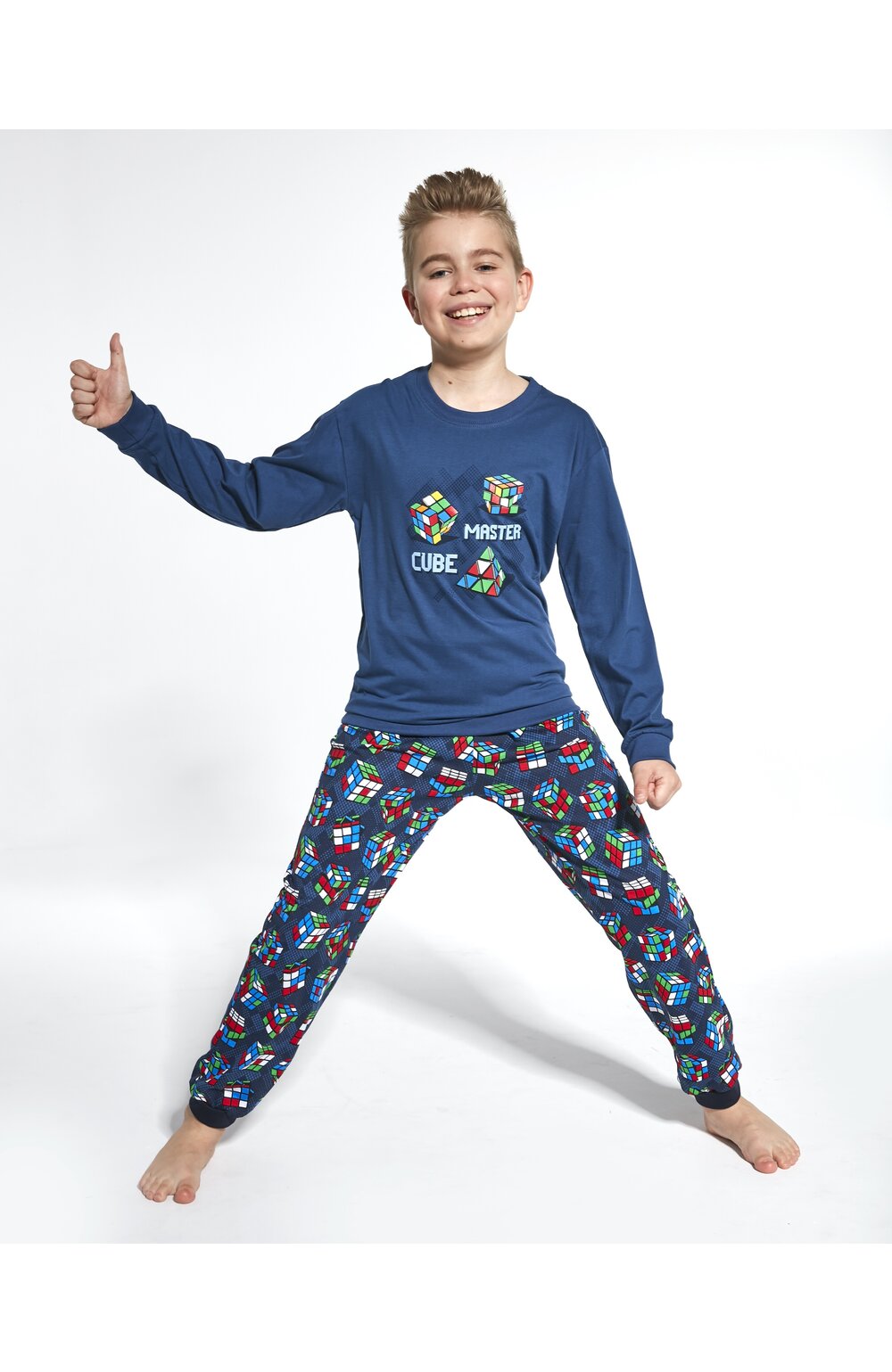 Pijama baieti 1-8 ani, colectia tata-fiu, cornette b593-102