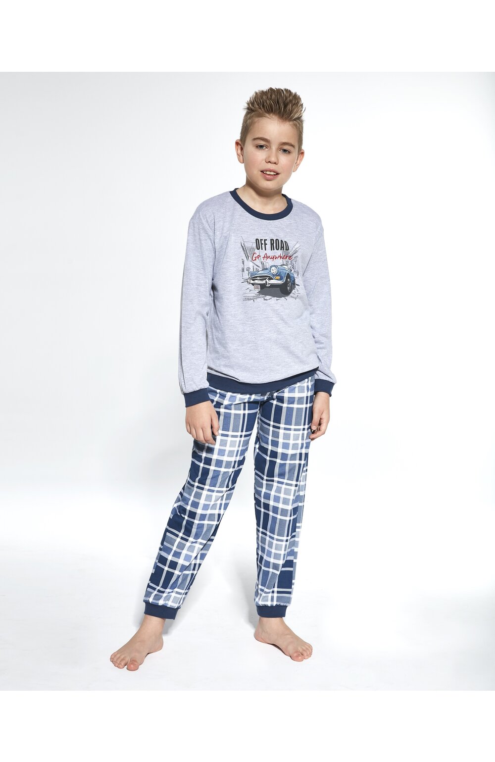 Pijama baieti 9-14 ani, bumbac, cornette b966-109