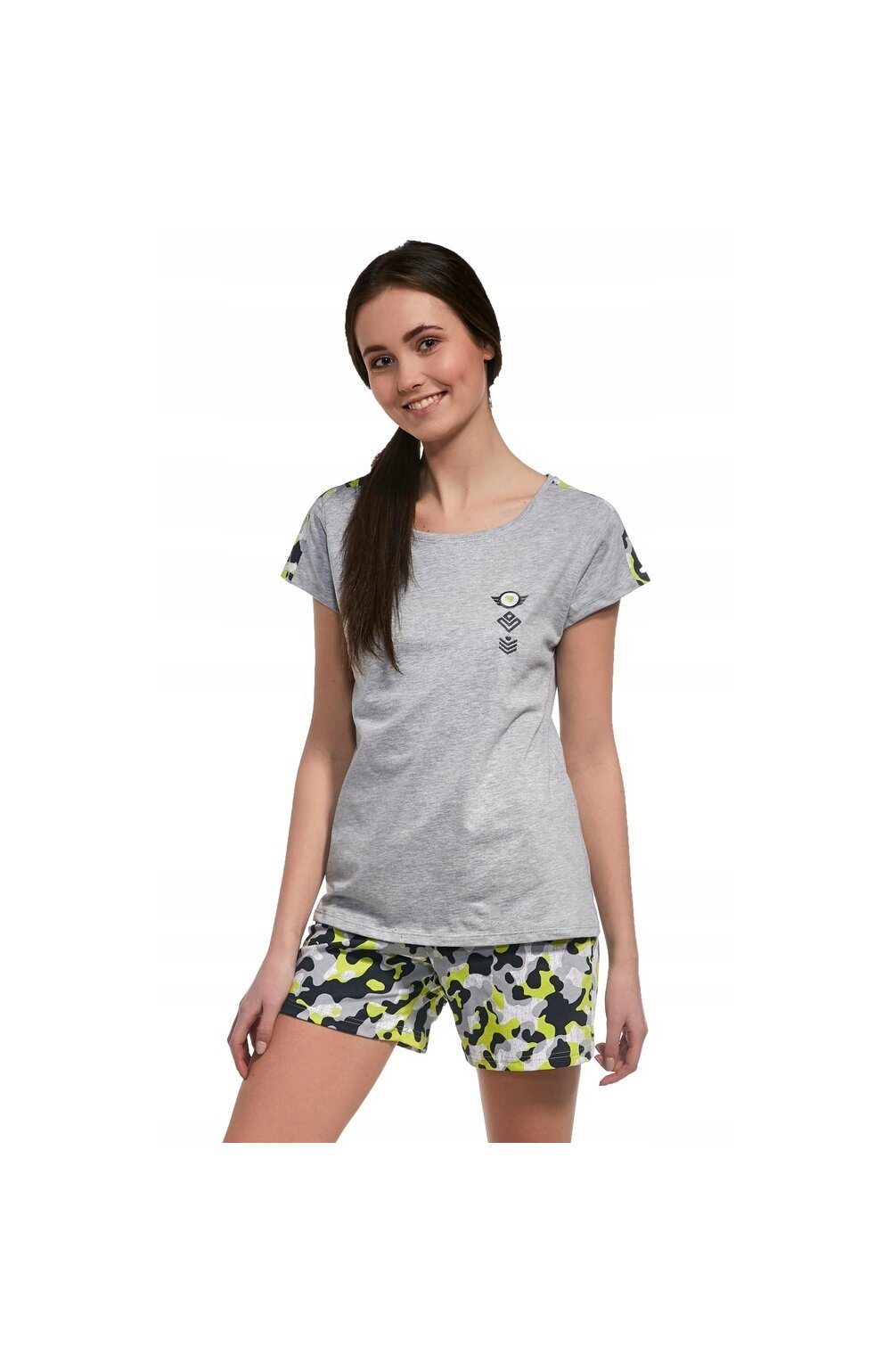 Pijama adolescente, marimi 158-176 cm, bumbac, cornette g277-31