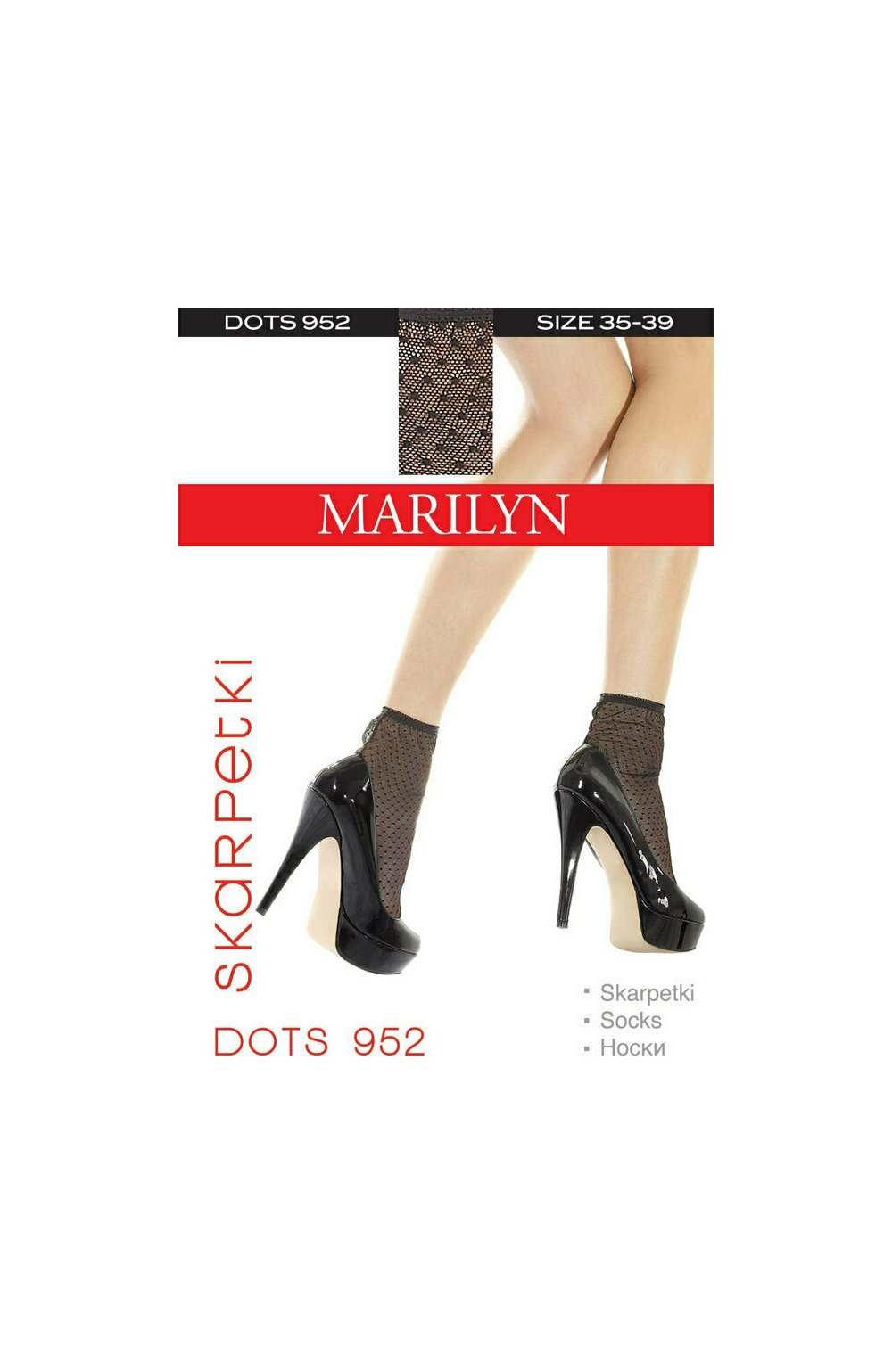 Sosete 1/2 forte dots 952