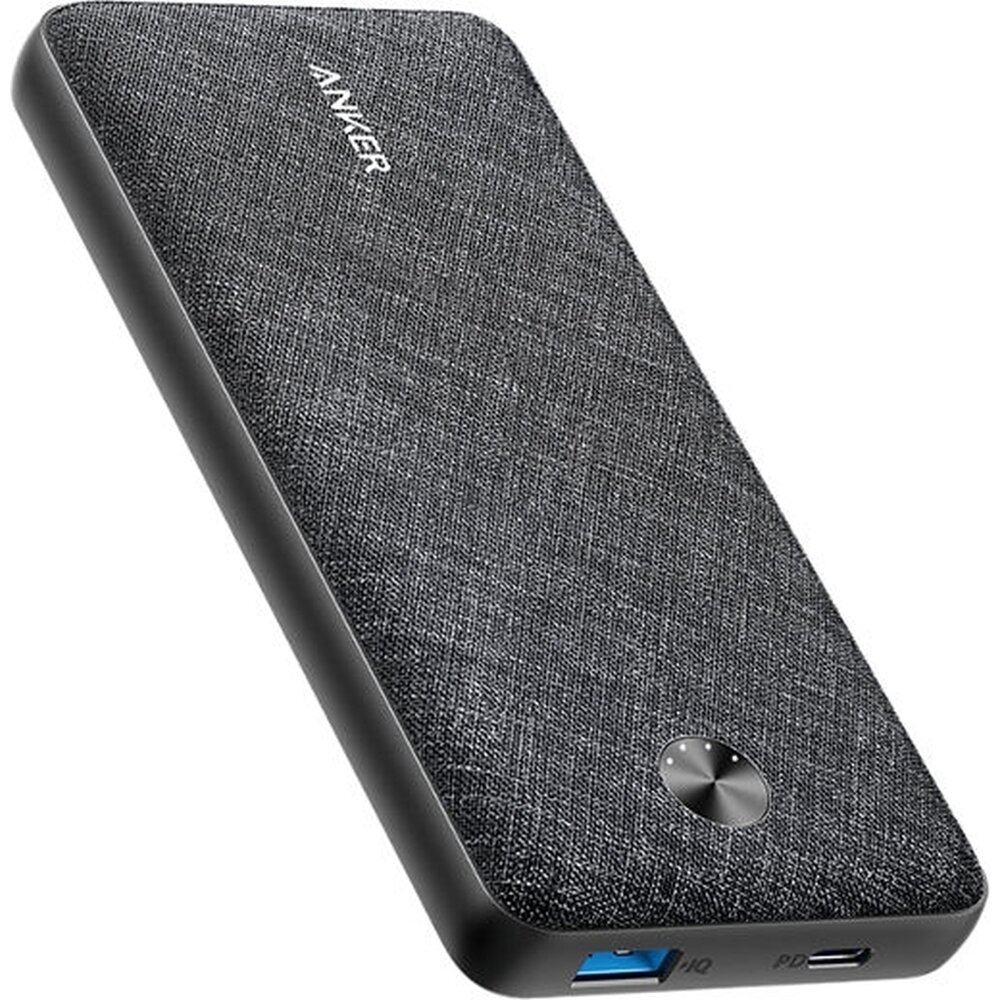 Baterie externa Anker PowerCore Essential 20000 mAh, PowerDelivery, PowerIQ, USB-C, USB-A, Negru