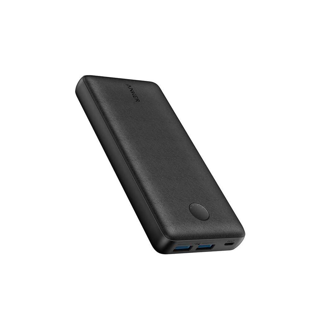 Baterie externa Anker PowerCore Select 20000 mAh, 18W, 2x USB-A, PowerIQ 2.0, Negru