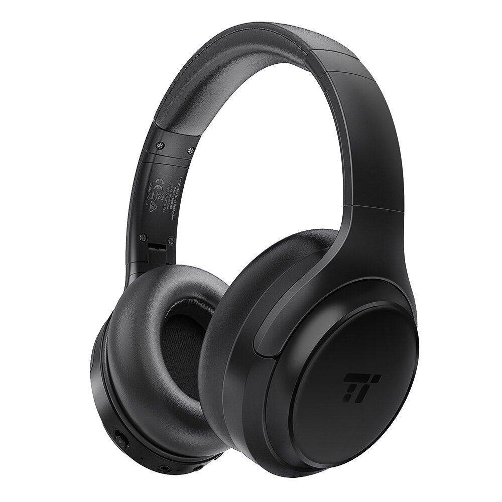 Casti On-Ear audio wireless active noise cancelling TaoTronics SoundSurge TT-BH060, Foldable, cVc 6.0, Negru