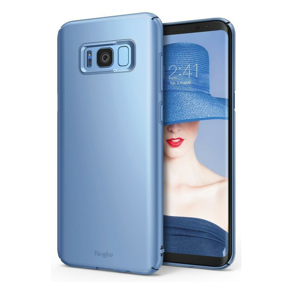 Husa Samsung Galaxy S8 Plus Ringke Slim Blue Pearl