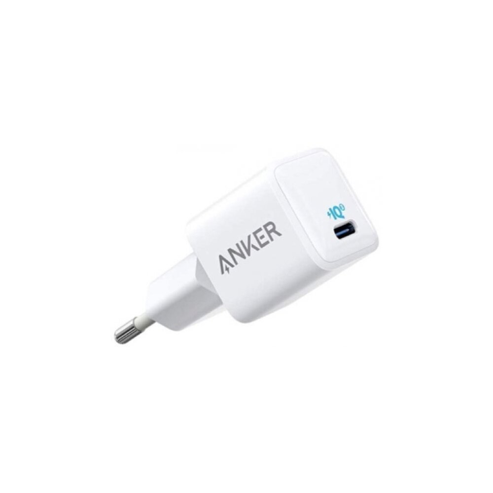 Incarcator retea Anker PowerPort III Nano 18W USB-C, PowerIQ 3.0, Alb