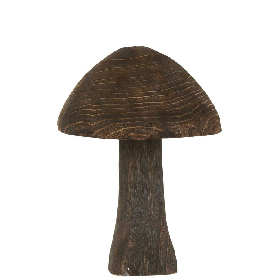 Mushroom Decoratiune ciuperca, Lemn, Maro